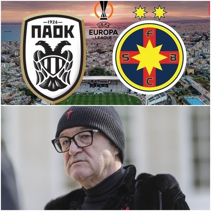 PAOK - FCSB, play-off optimi Europa League. Cum se va uita la meci Gigi Becali